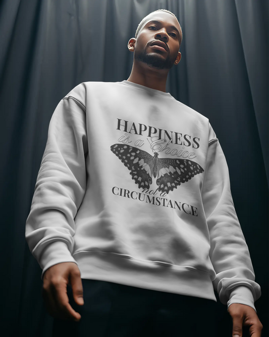 “Butterfly Happiness – 400 Series Crewneck Sweatshirt”